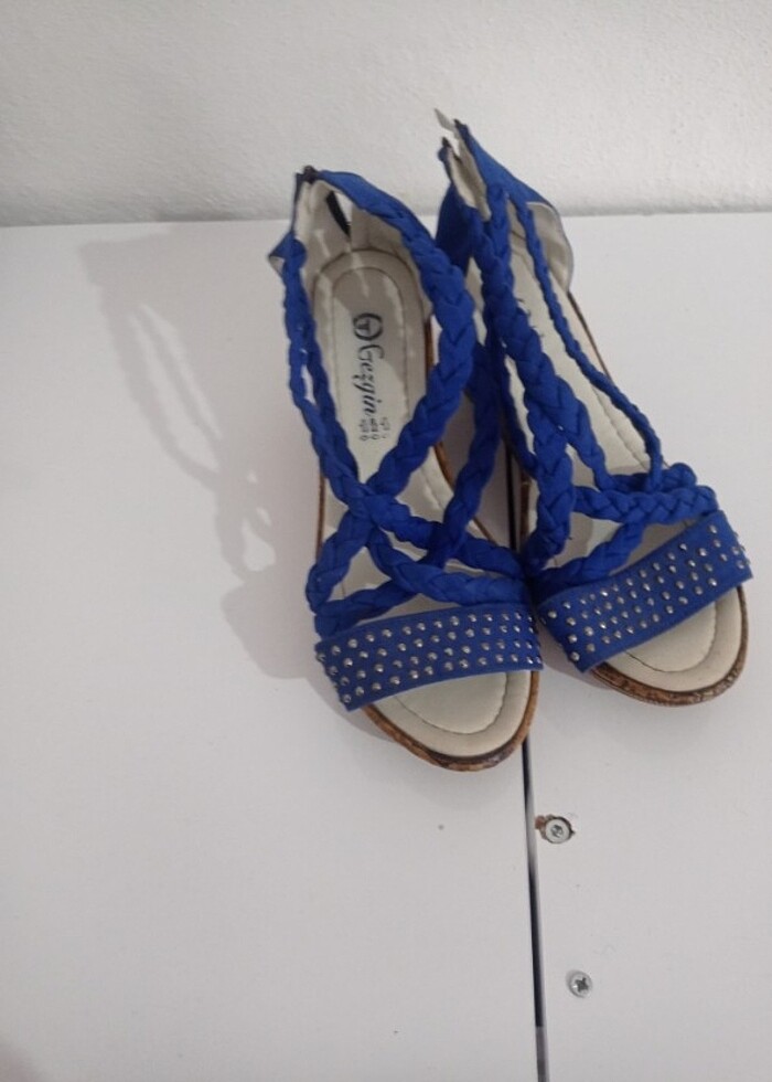 Kadın sandalet hiç kullanılmamış - Görsel 5