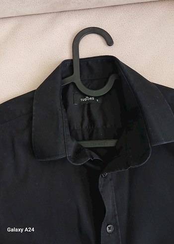 Erkek Siyah Uzun Kollu Gömlek - Görsel 3