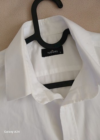 Beyaz Regular Fit Düğmeli Erkek Gömlek - Görsel 3