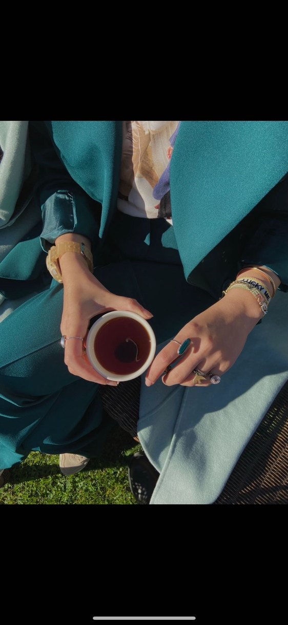 Uzun Kesim Turkuaz Kadın Takım Elbise - Görsel 2