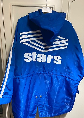 Mavi Parlak Rüzgarlık Midi Boy - Görsel 5