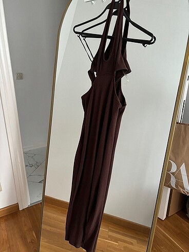 32 Beden kahverengi Renk H&M elbise