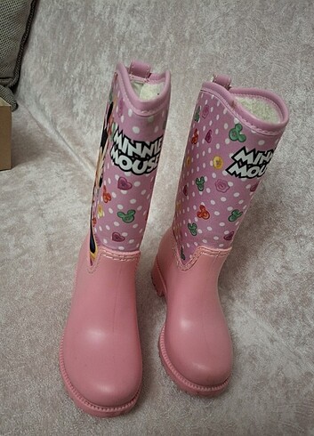 27 Beden minnie mouse kız çocuk çizme