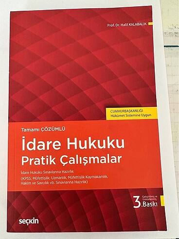 İDARE HUKUKU SORU KİTABI