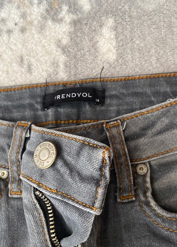 Zara Gri Batik Des flareKadın Jean
