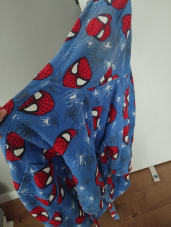 Erkek Çocuk Renkli Batik Desenli Bornoz - Görsel 2