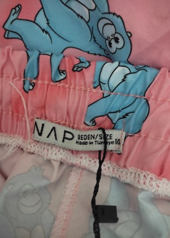 Erkek Pembe Baskılı Mini Şort - Görsel 5