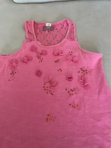 10 Yaş Beden pembe Renk Mango Kids tişört 9-10yaş