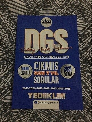 DGS çıkmış soru