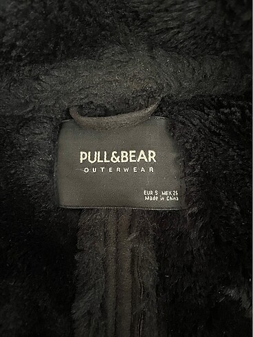 s Beden siyah Renk PULL & BEAR BİKER CEKET