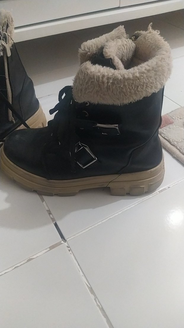 Kürklü Deri bot - Görsel 2