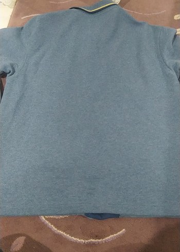 Fermuarlı Gri Erkek Polar Ceket - Görsel 4