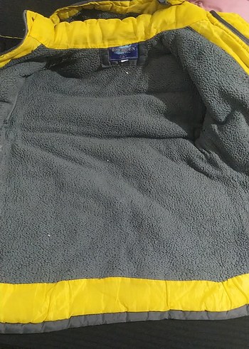 Düğmeli Gri Erkek Çocuk Mont - Görsel 6