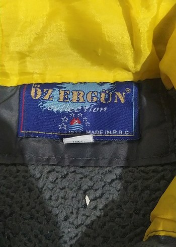 Düğmeli Gri Erkek Çocuk Mont - Görsel 3