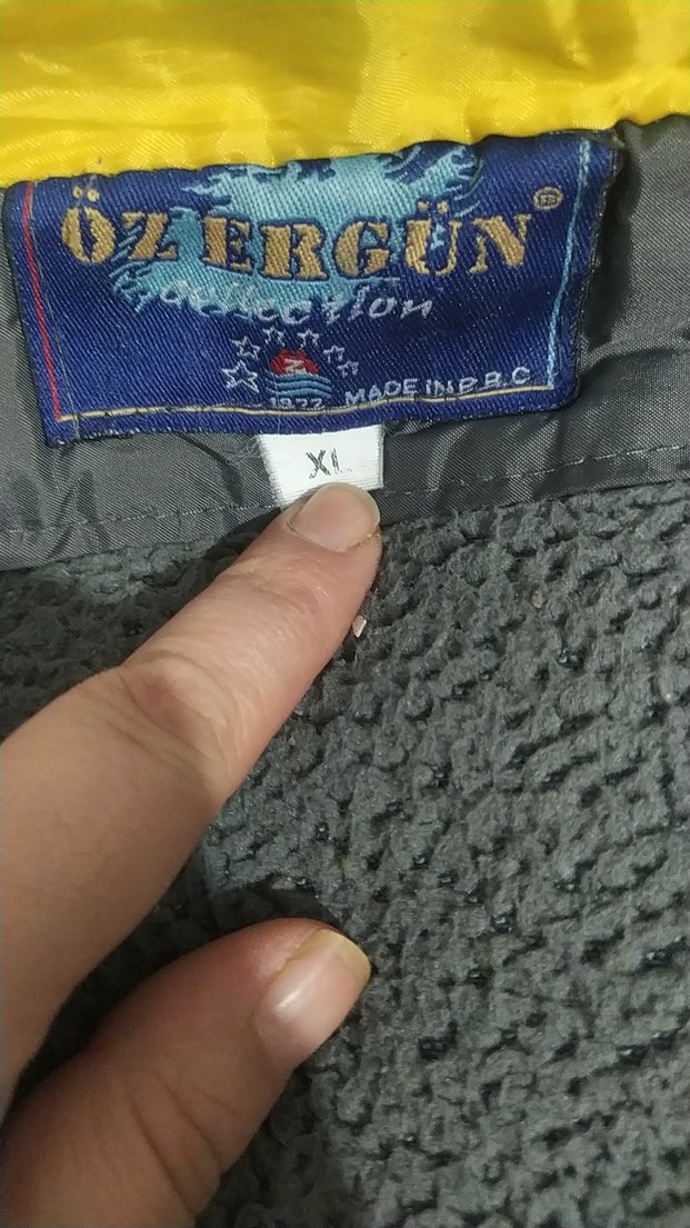 Düğmeli Gri Erkek Çocuk Mont - Görsel 4