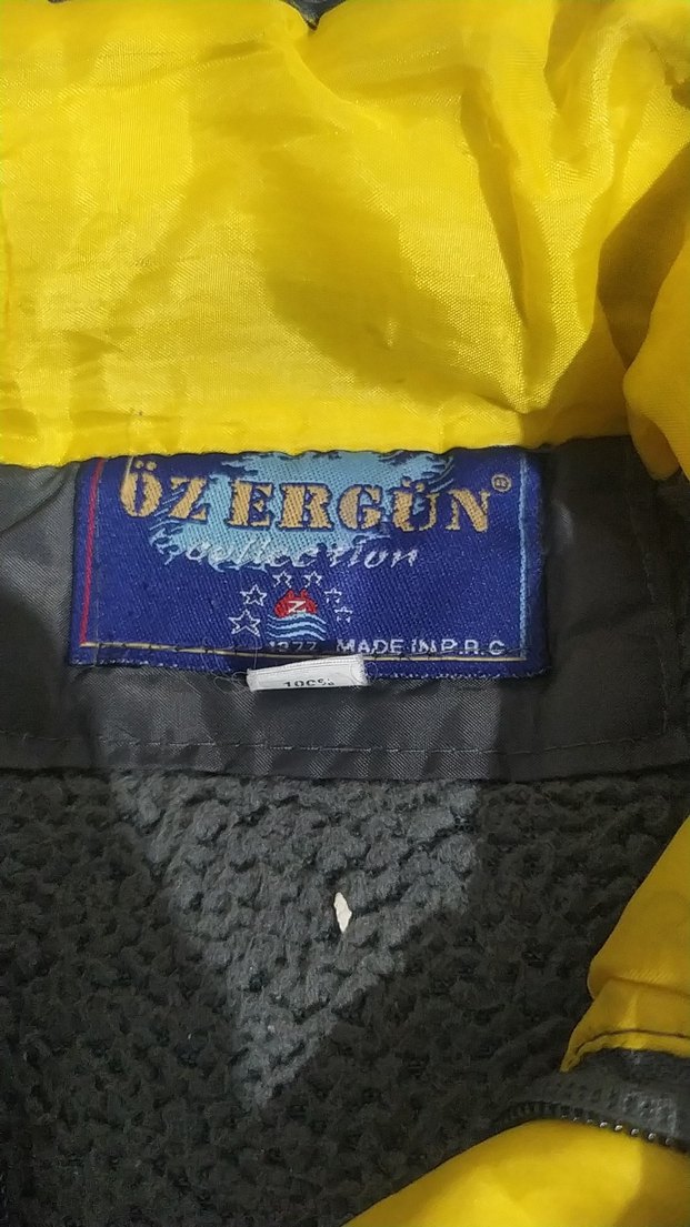 Düğmeli Gri Erkek Çocuk Mont - Görsel 3