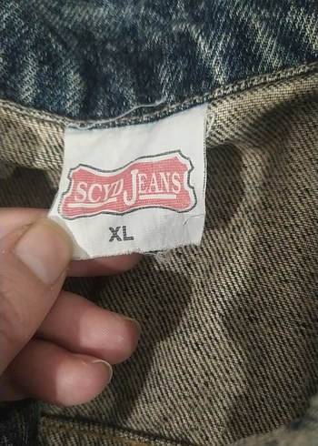 Düğmeli Mavi Denim Kadın Ceket - Görsel 3