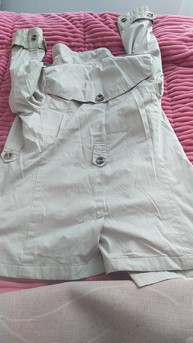 Gri Düğmeli Midi Trençkot - Görsel 4