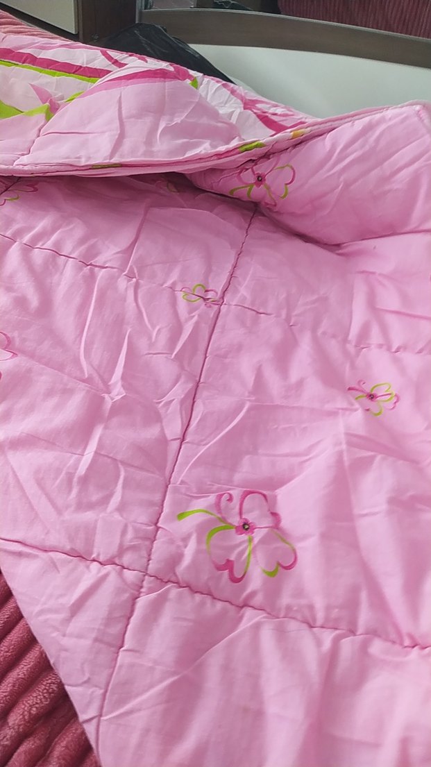 Renkli Baskılı Pembe Nevresim Takımı - Görsel 3