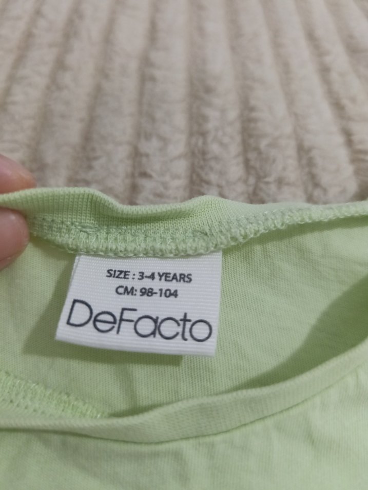 defacto 4 5 yaş sıfır kol - Görsel 4