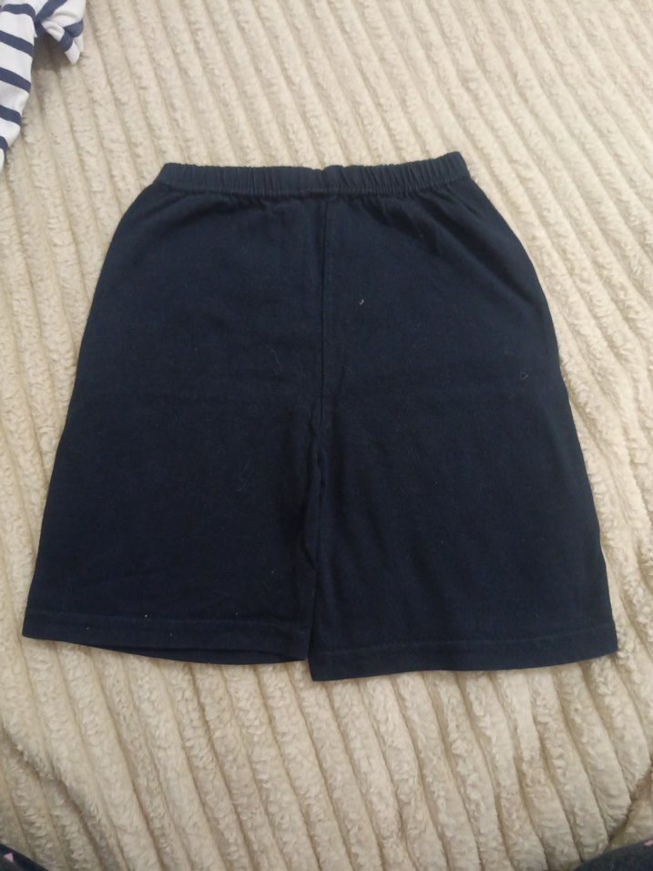 3 yaş Erkek Çizgili Tişört ve Siyah Şort Takımı - Görsel 3