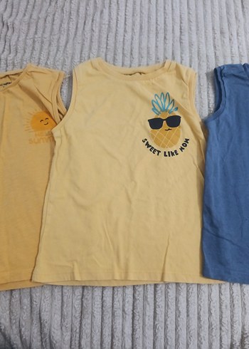 LC waikiki 4 5 yaş sıfır kol 3 adet - Görsel 4