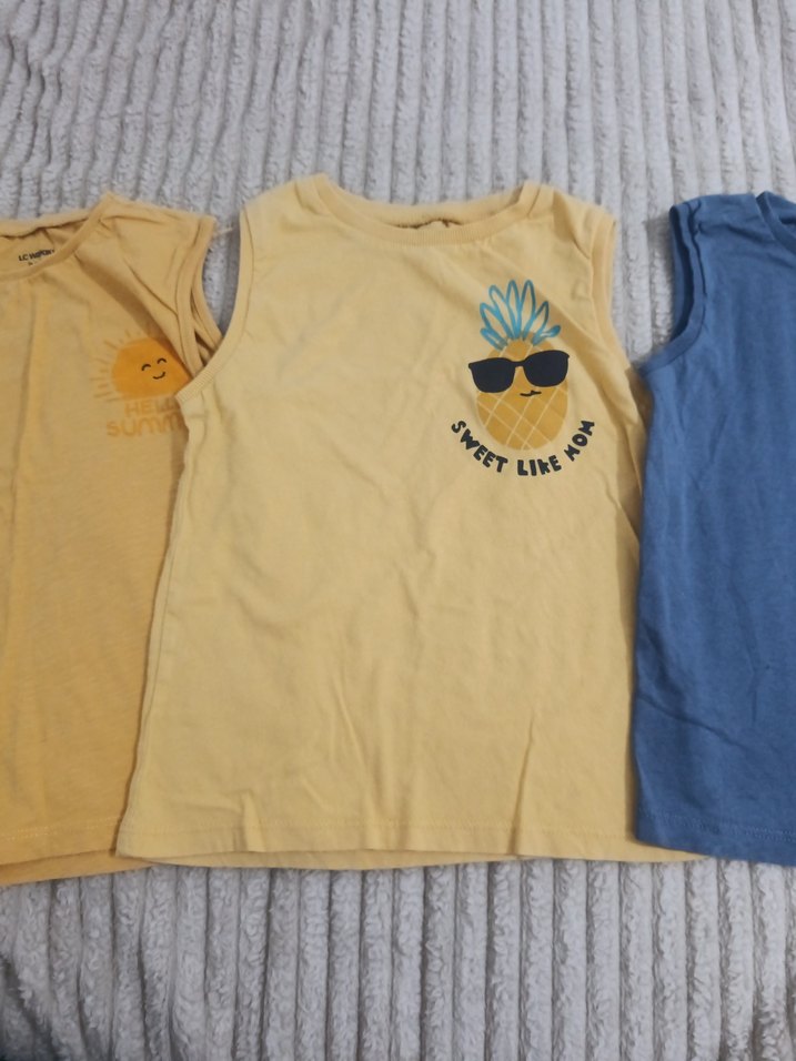 LC waikiki 4 5 yaş sıfır kol 3 adet - Görsel 4