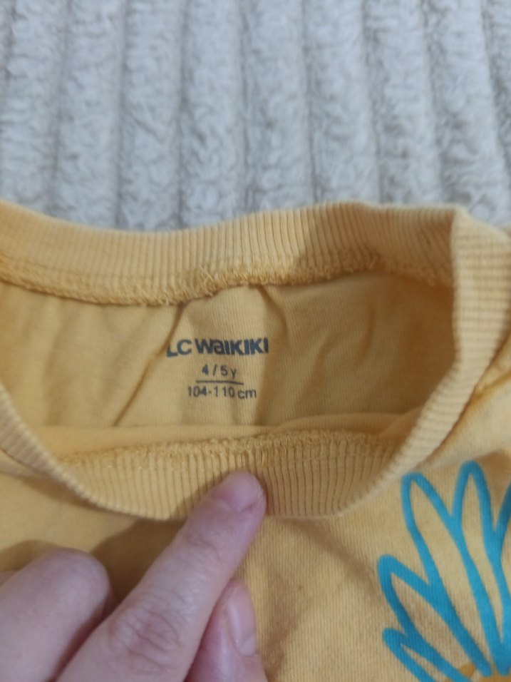 LC waikiki 4 5 yaş sıfır kol 3 adet - Görsel 5