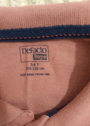 defacto 5 yaş Polo Yaka Tişört - Görsel 2