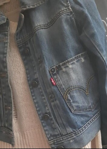 s Beden Orijinal Levi's marka kot ceket