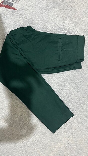 34 Beden yeşil Renk Mango kumaş pantolon
