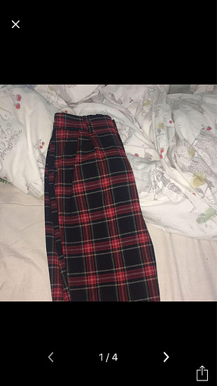 Bershka ekose/ kare pantolon 