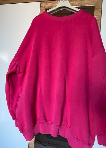 Diğer Pembe Oversize Kadın Sweatshirt