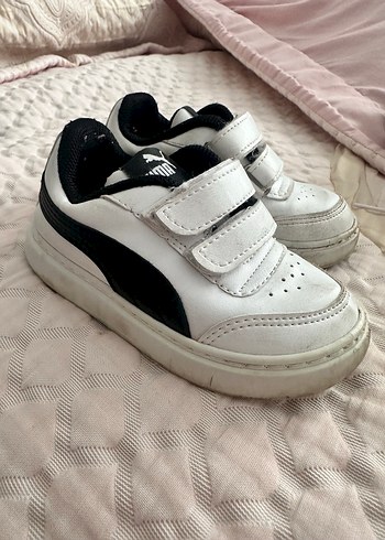 Erkek Çocuk Beyaz Cırt Cırtlı Spor Ayakkabı - Görsel 2