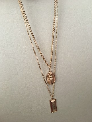 Gold tarz kolye 
