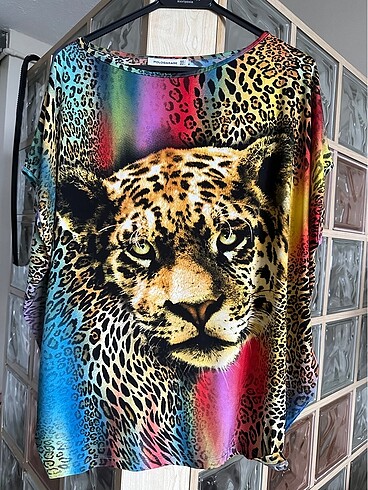 Polo Garage Hiç giyilmemiş Polo Garage Leopar Bluz