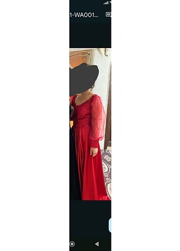 Diğer Kırmızı abiye elbise