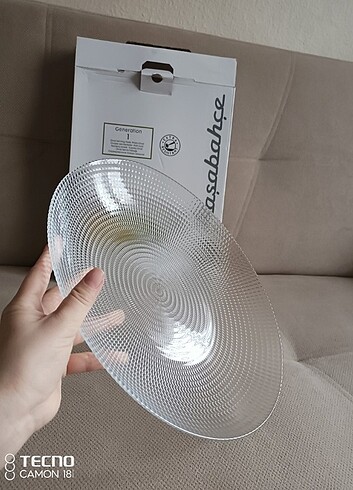  Beden Paşabahçe Oval Servis Tabağı 33 cm 