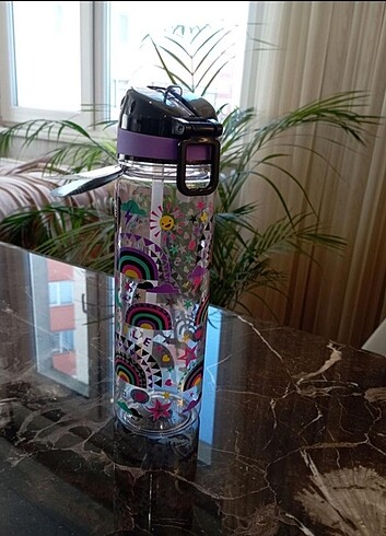  Beden Smiggle Bpa'siz 650 ml Pipetli Suluk-Etiketli