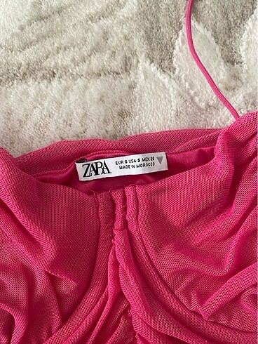 Zara ZARA PEMBE ELBİSE
