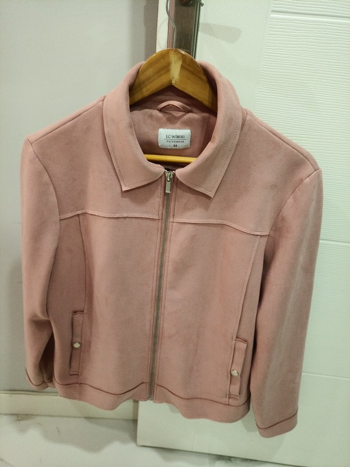 Pembe Süet
 Ceket sıfır gibidir leke yırtık soyulma yoktur - Görsel 2