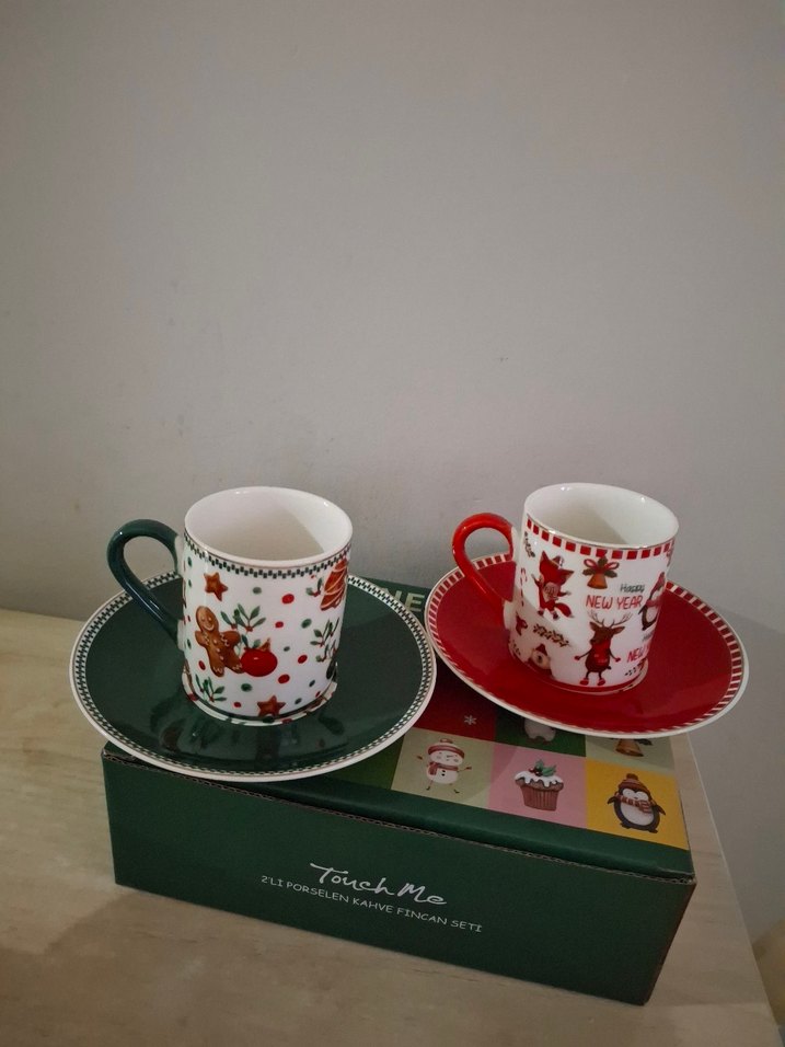 touchMe 2 li türkkahvesi fincanı - Görsel 3