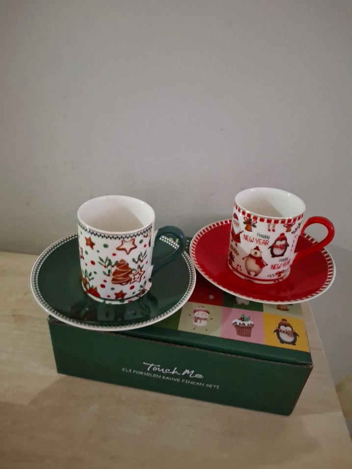 touchMe 2 li türkkahvesi fincanı - Görsel 2