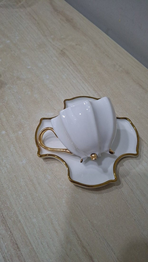 karaca  gold detaylı 1kişilik fincan 90ml - Görsel 2