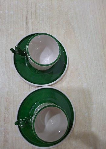 Kaktüs Detaylı Yeşil Fincan 90 ml - Görsel 5