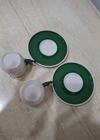 Kaktüs Detaylı Yeşil Fincan 90 ml - Görsel 4