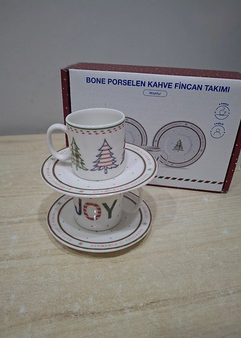 Englıshome Beyaz Bone  Kahve Fincan Takımı - Görsel 7