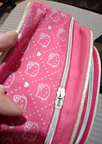 hakançanta Hello Kitty Pembe Çocuk Okul Çantası Seti - Görsel 8