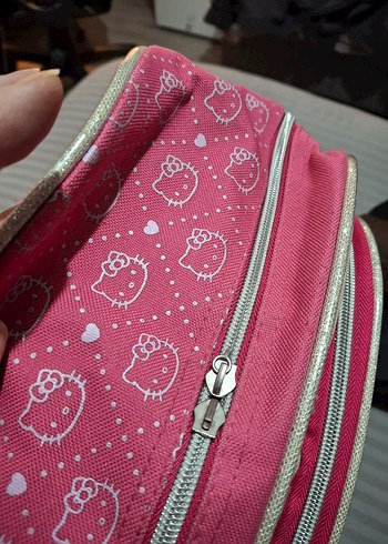 hakançanta Hello Kitty Pembe Çocuk Okul Çantası Seti - Görsel 9