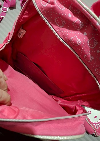 hakançanta Hello Kitty Pembe Çocuk Okul Çantası Seti - Görsel 4